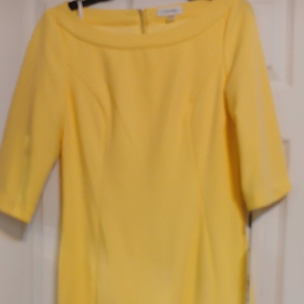NEW Calvin Klein dress -Size  6 Boat neck
